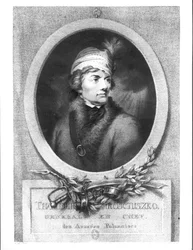 Tadeusz Kosciuszko (1746-1817), inciso da Christiaan Josi (m.1828), pubblicato 1794-98